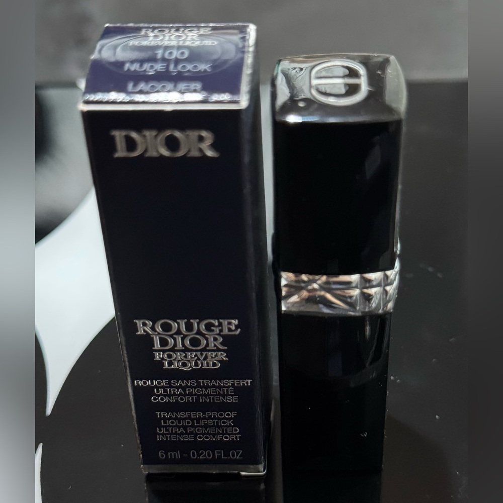 Dior Rouge Forever Liquid Lacquer Lipstick in Shade 100 Nude Look